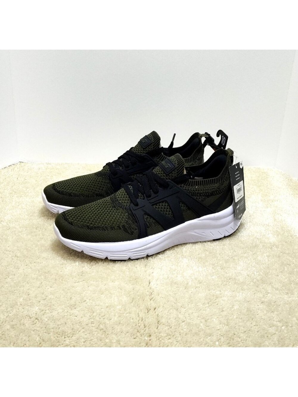 Avia Quickflash Running Sneakers Mens 10 Knit Upper Odor Control Shock Absorbing